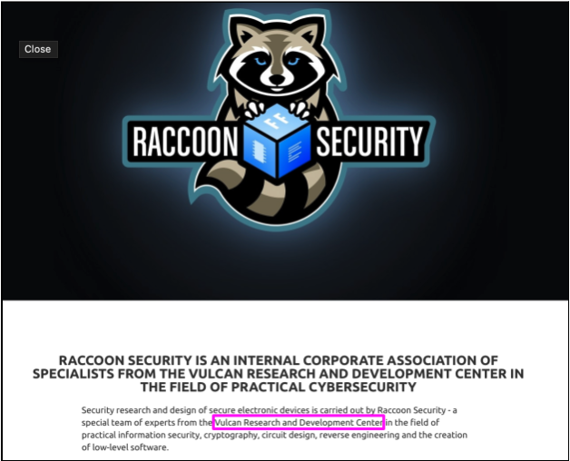 Raccoon Security